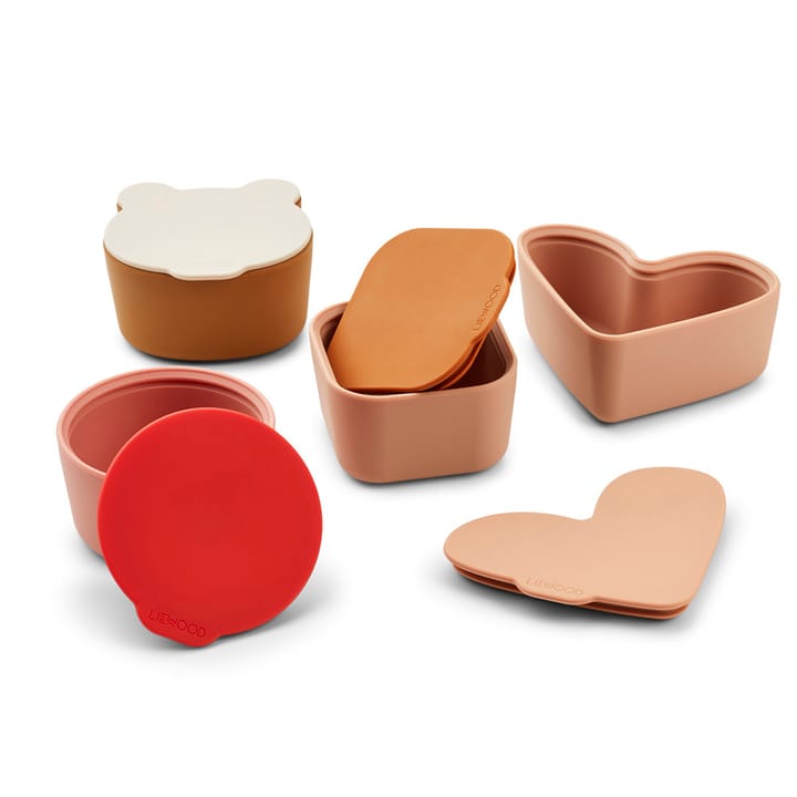 Toto Snack Box 4-pack - Rose Multi Mix Liewood