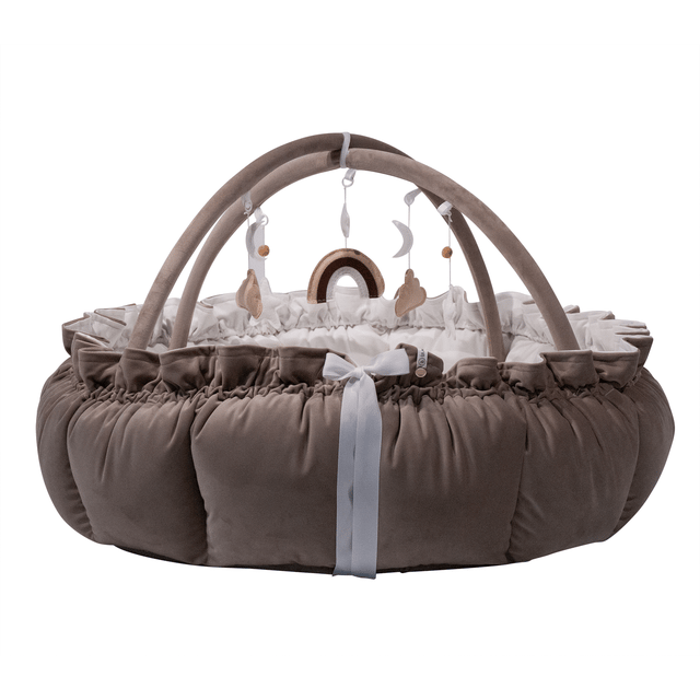 Ellie Babygym - Ljusbeige-Vit-Beige Lilac Sunday