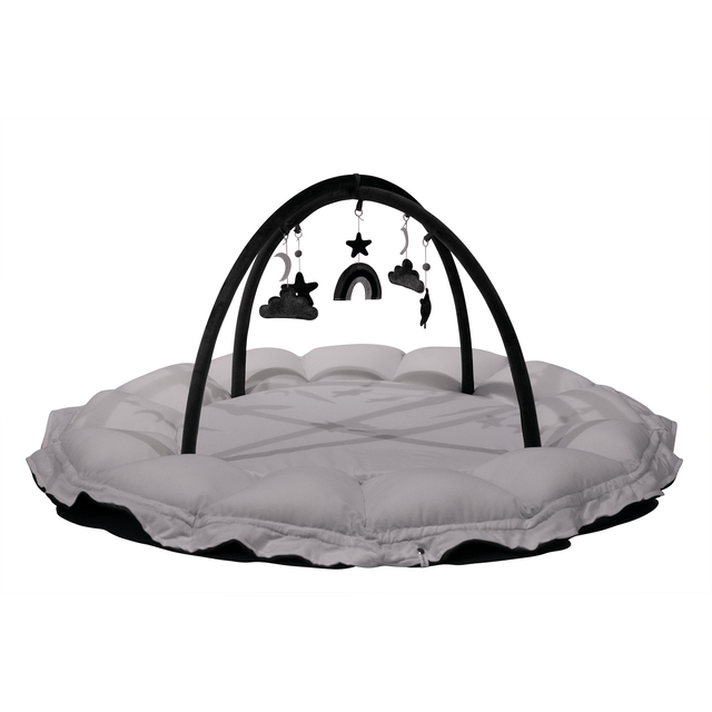Lily Babygym - Mörkgrå-Vit-Mörkgrå Lilac Sunday