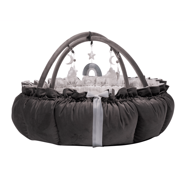 Olivia Babygym - Ljusgrå-Vit-Ljusgrå Lilac Sunday