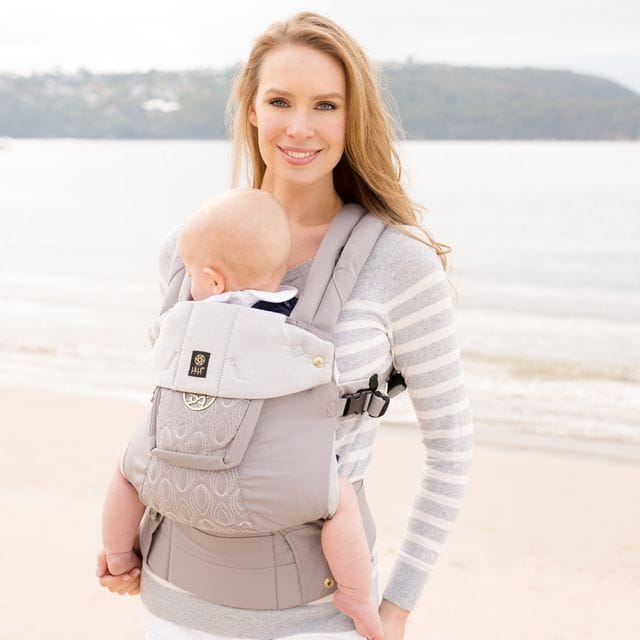 Lille Baby Carrier Complete Embossed Pewter Lillé Baby