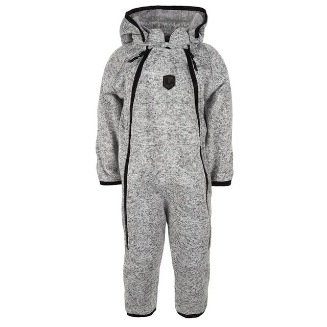 Bormio Babyoverall - Grey Melange Lindberg