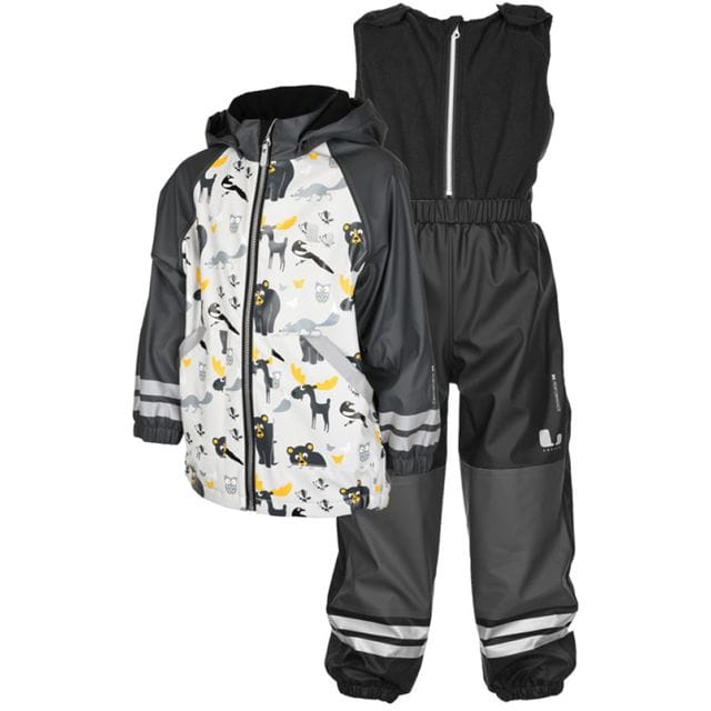 Regnset Fleece Lysekil Anthracite Lindberg