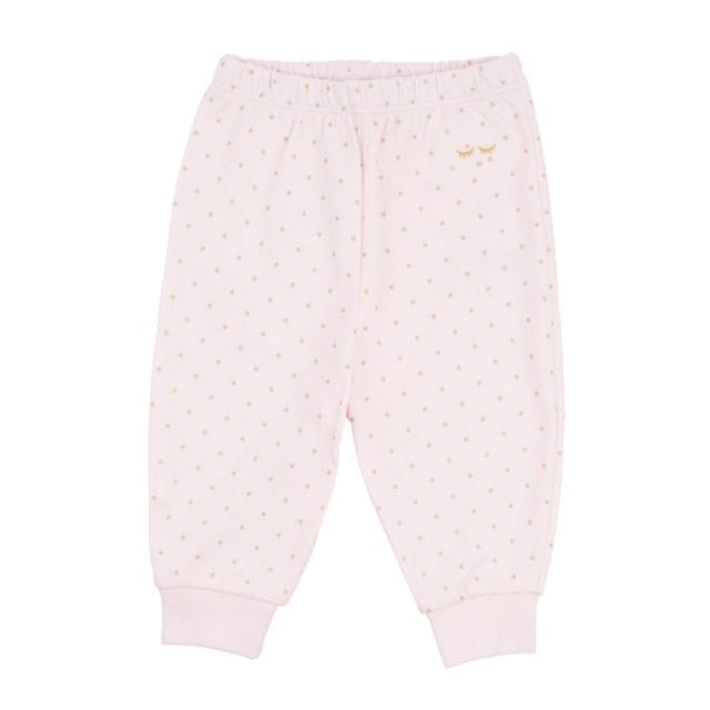 Saturday Byxor Pink/Gold Dots Livly