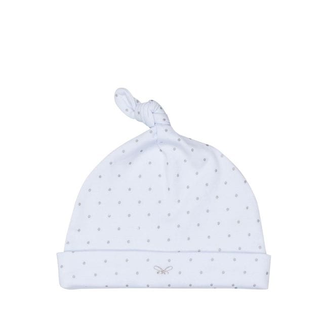 Saturday Tossie Babymössa Baby Blue/Silver Dots Livly
