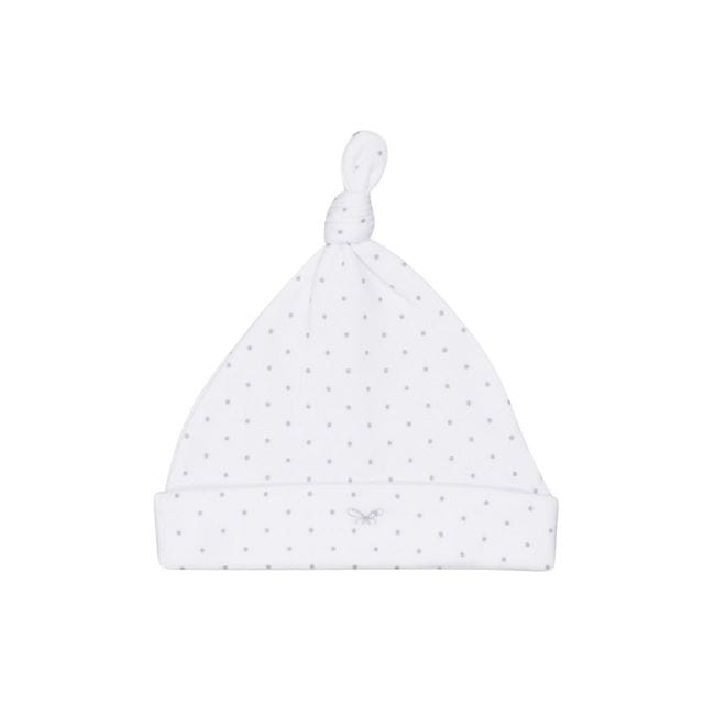 Saturday Tossie Babymössa White/Silver Dots Livly