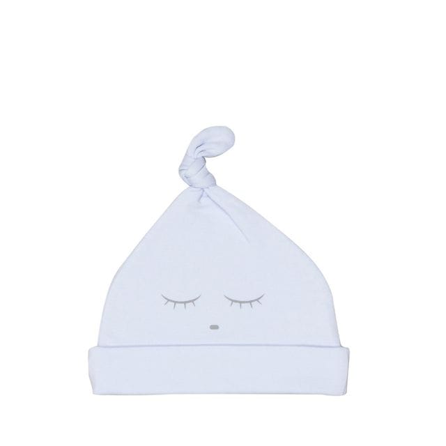 Sleeping Cutie Tossie Babymössa Blue/Grey Livly