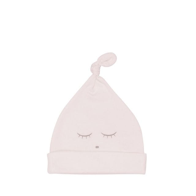 Sleeping Cutie Tossie Babymössa Pink/Grey Livly