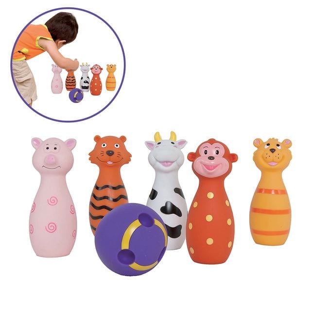 Bowlingset Djur LUDI