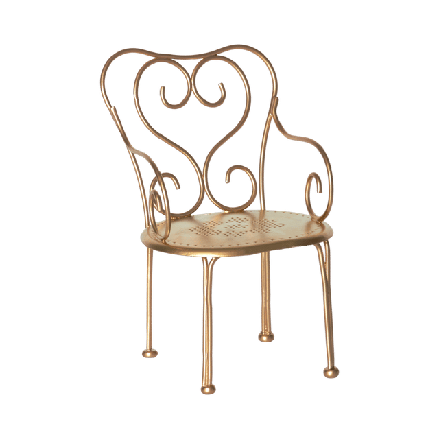 Mini Gold Vintage Chair Maileg