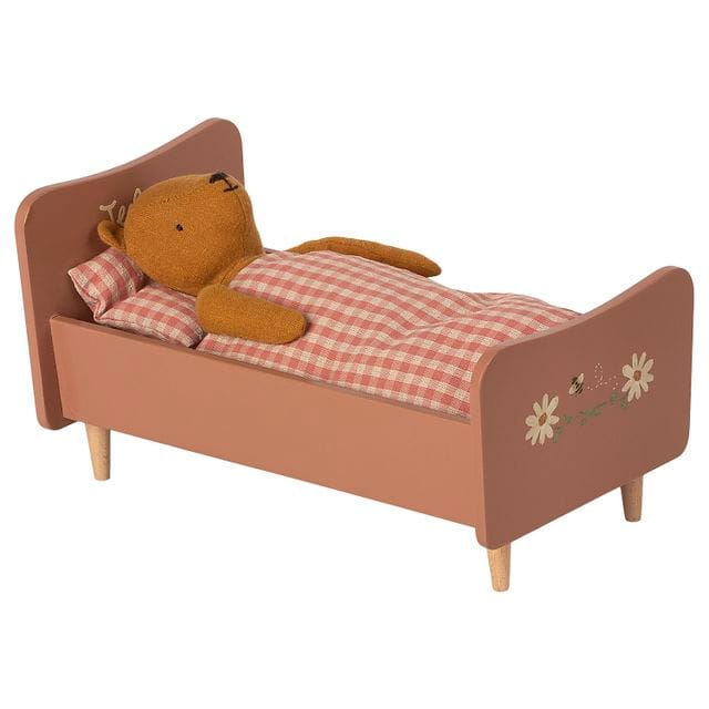 Säng i Trä Teddy Mom Rose Maileg