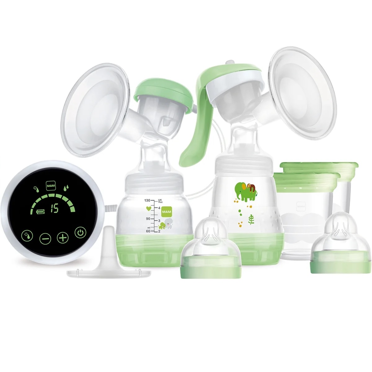 Product Image for Mam  2in1 Elektrisk Och Manuell Bröstpump - BabyWorld