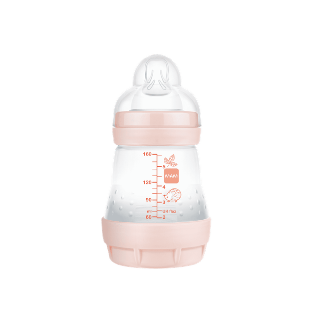 Anti Colic Nappflaska 160 ml 0+ - Rosa Mam