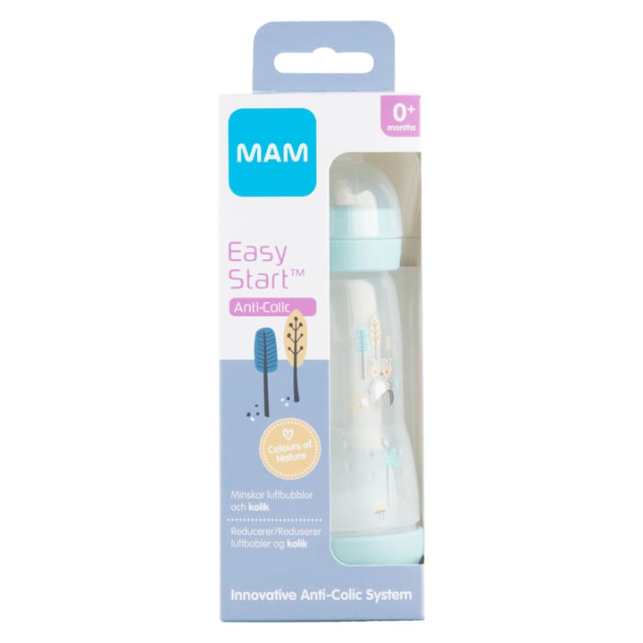 Anti Colic Nappflaska 260 ml - Blå Mam