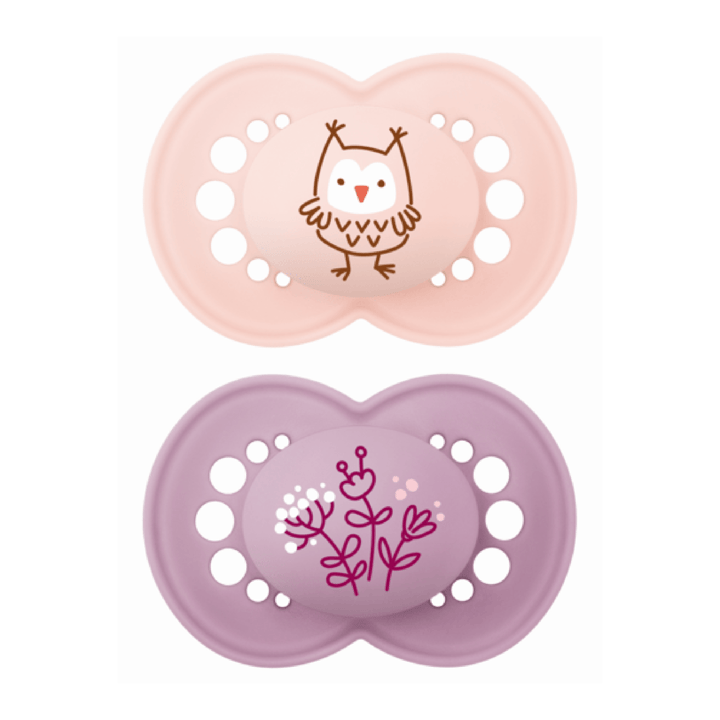 Original 6-16M Silikon 2-Pack - Rosa Mam