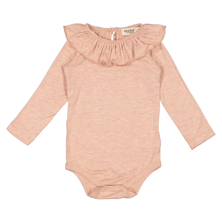 Långärmad Body Berta - Coral Haze Glitter MarMar Copenhagen
