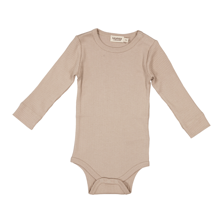 Plain Långärmad Body - Alpaca
