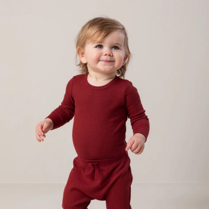 Plain Långärmad Body - Rosehip MarMar Copenhagen