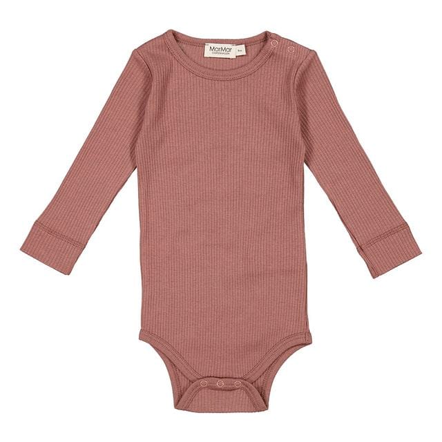 Plain Långärmad Body - Madeira Rose MarMar Copenhagen