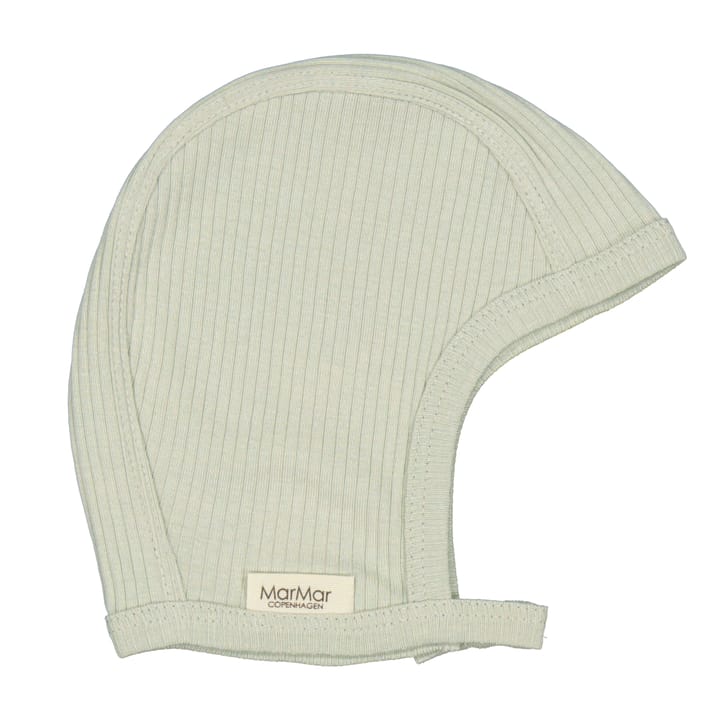 Ribbad Babymössa Hoody - White Sage MarMar Copenhagen