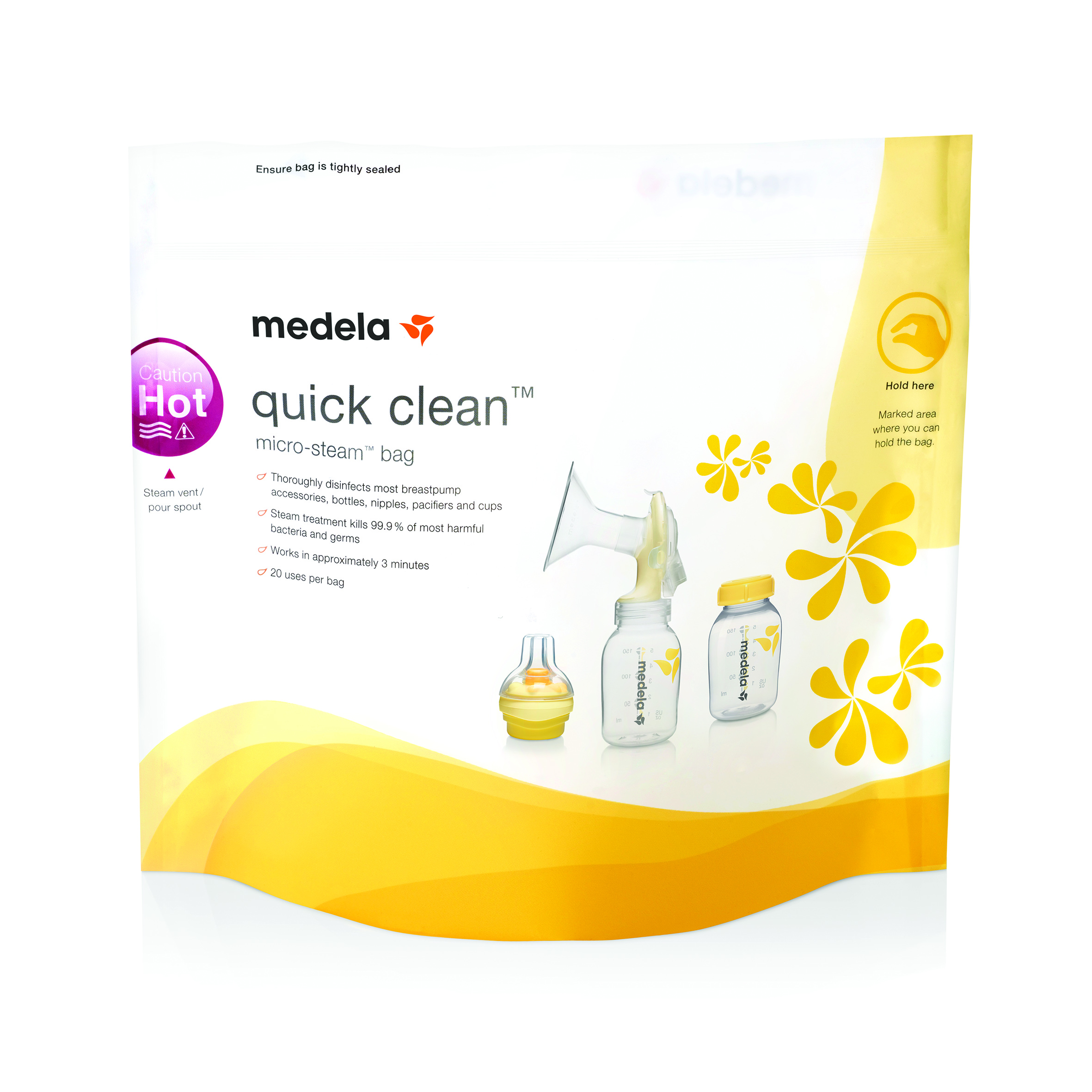 Medela Quick Clean Rengöringspåse, 5-P