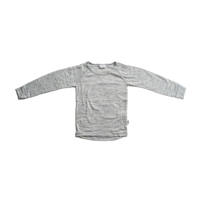 Merino Tröja Grey Melange Melwing