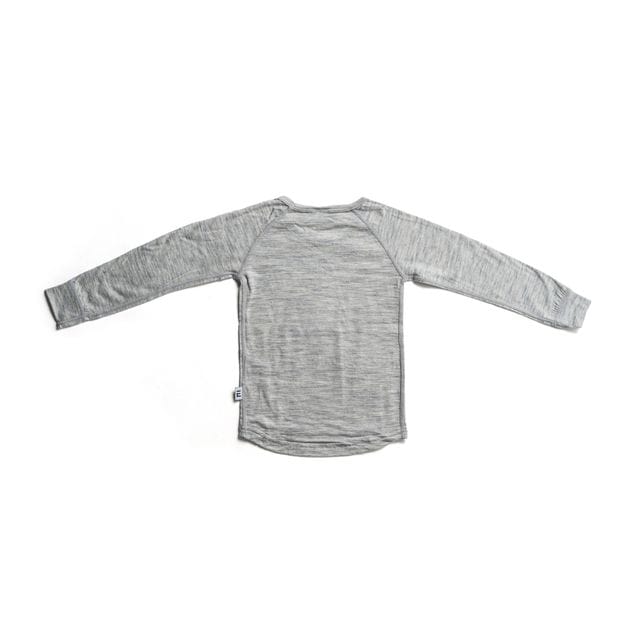 Merino Tröja Grey Melange Melwing