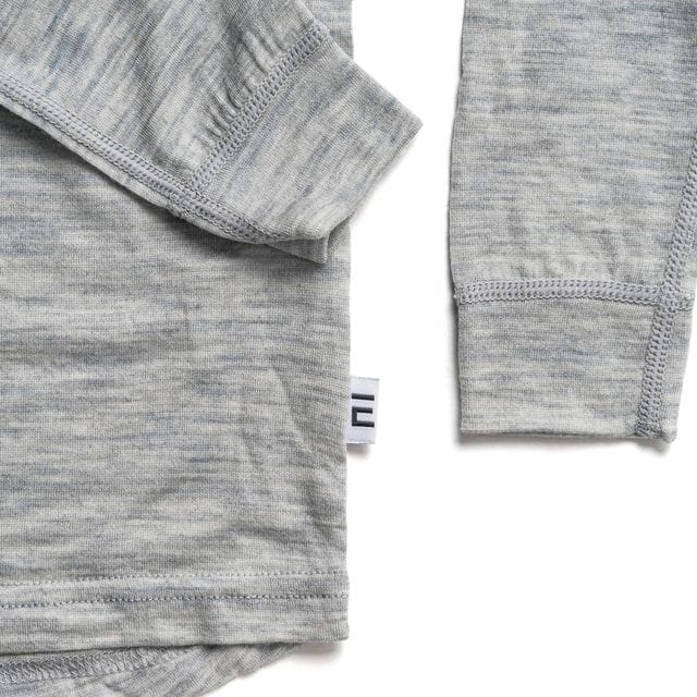 Merino Tröja Grey Melange Melwing