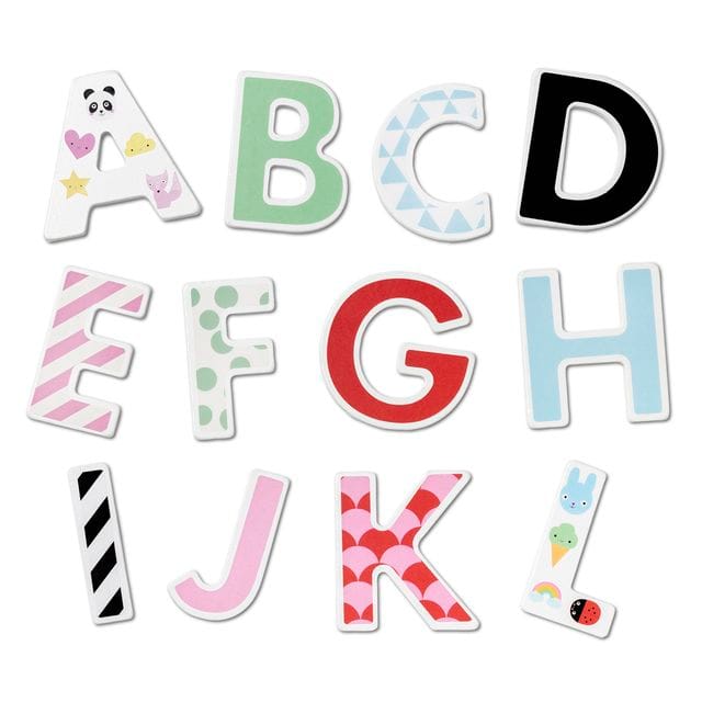 Bokstav + Stickers Mix & Match Micki