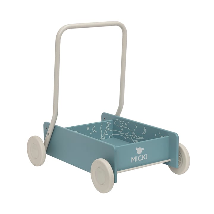 Lära Gå Vagn - Blå Micki