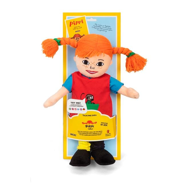 Långstrump Taldocka 40 cm Pippi Långstrump