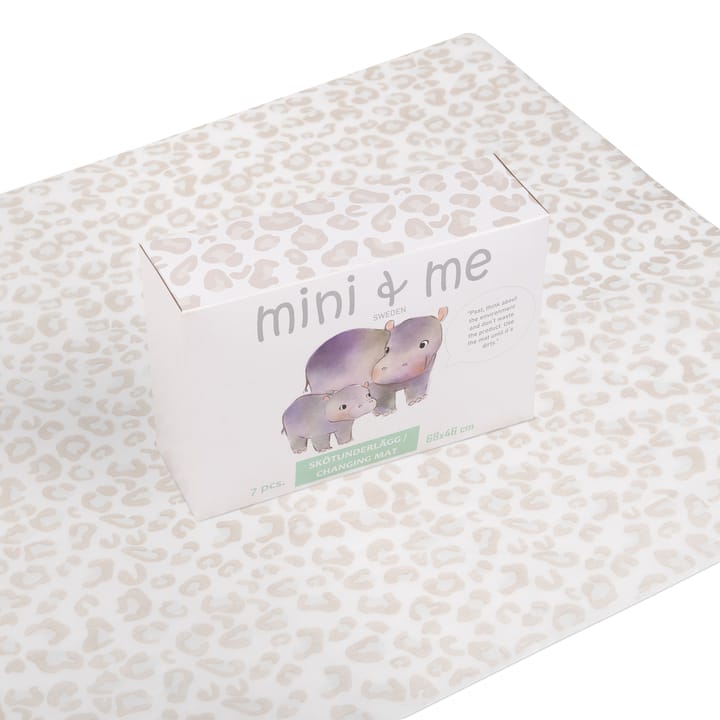 Engångsunderlägg 7-pack - Beige Mini & Me Sweden