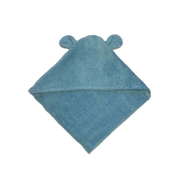 Badcape Bear 75x75cm - Blå Mini Dreams