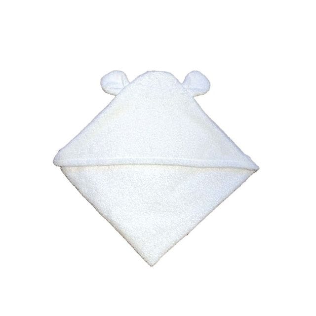 Badcape Bear 75x75cm - Vit Mini Dreams