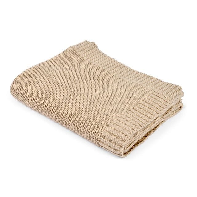 Stickad Filt - Sand