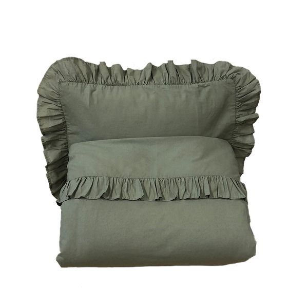 Product Image for Mini Dreams  Påslakan Volang spjälsäng, Grön - BabyWorld