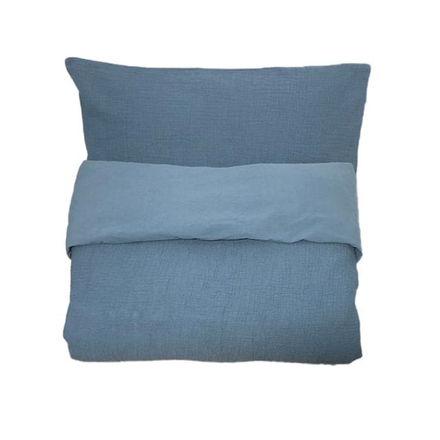 Påslakan Little Wave Vagn/vagga - Blue