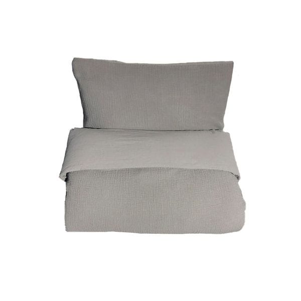 Påslakan Little Wave Vagn/vagga - Dark Grey