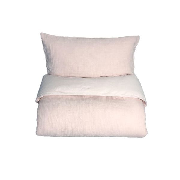 Påslakan Little Wave Vagn/vagga - Light Pink Mini Dreams