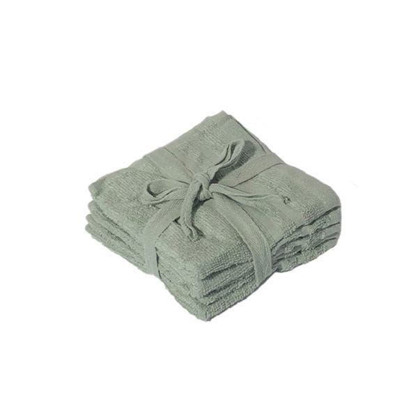 Tvättlappar 5-pack - Grön Mini Dreams