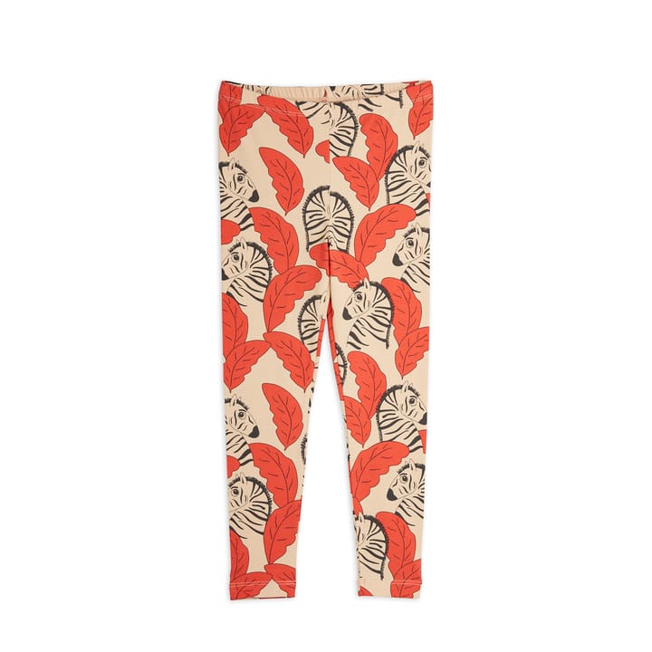 SS22 Zebras Aop Leggings - Red Mini Rodini