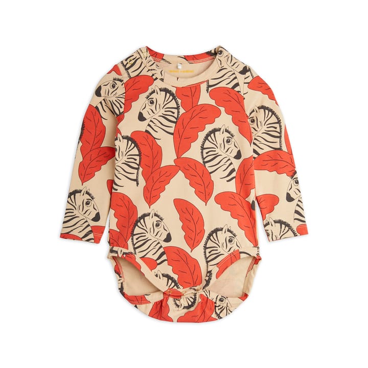 SS22 Zebras Ls Body - Red Mini Rodini