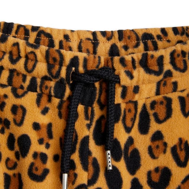 Basic Leopard Fleecebyxor Mini Rodini