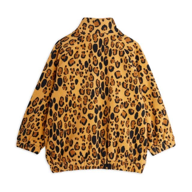 Basic Leopard Fleecejacka Mini Rodini