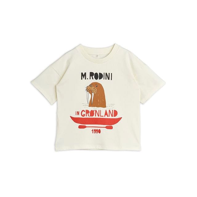 AW21 Walrus Sp T-shirt - Offwhite Mini Rodini