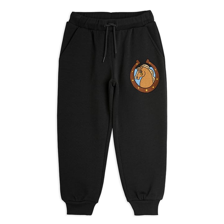 AW22 Horses Emb Sweatpants - Svart Mini Rodini