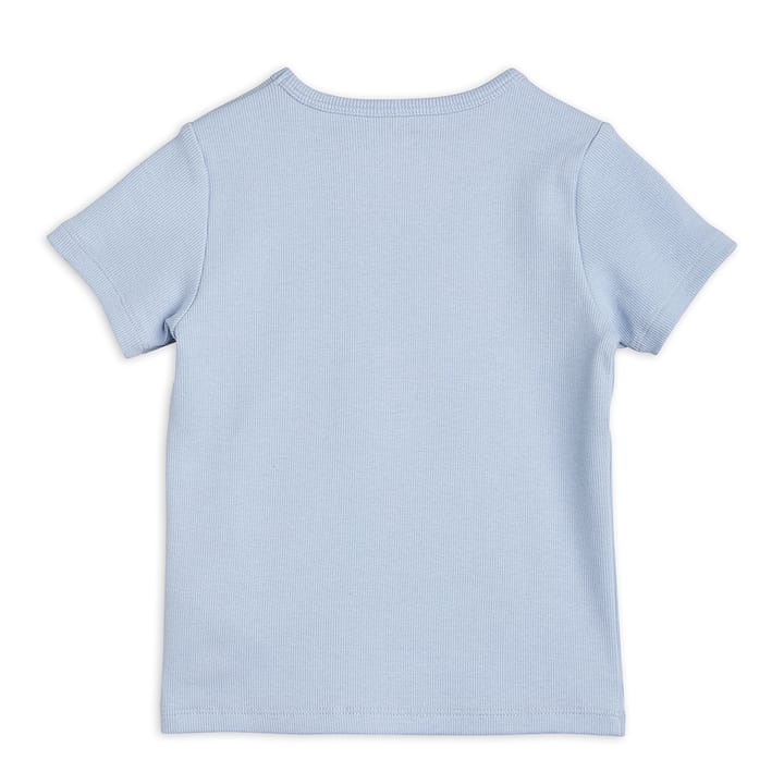 AW22 Solid rib Ss T-shirt - Blå Mini Rodini