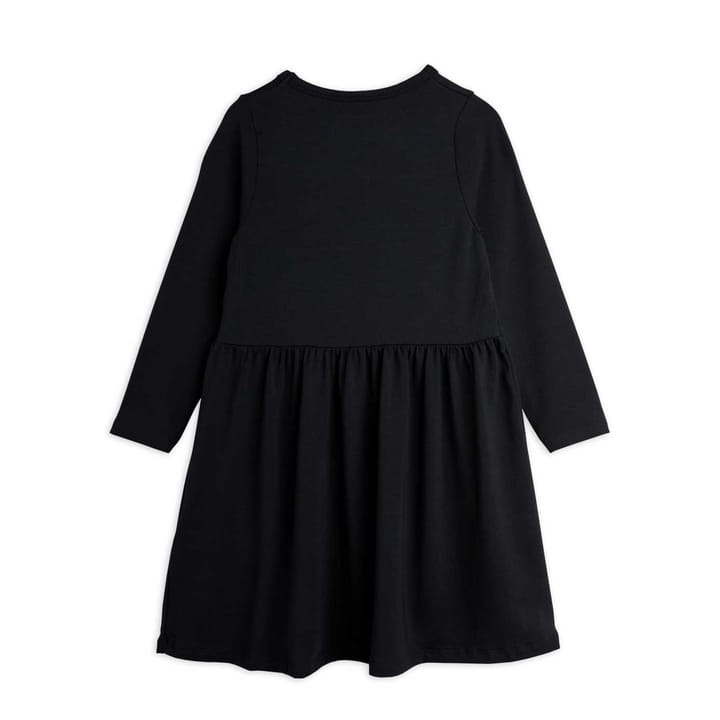 Basic Långärmad Klänning - Black Mini Rodini