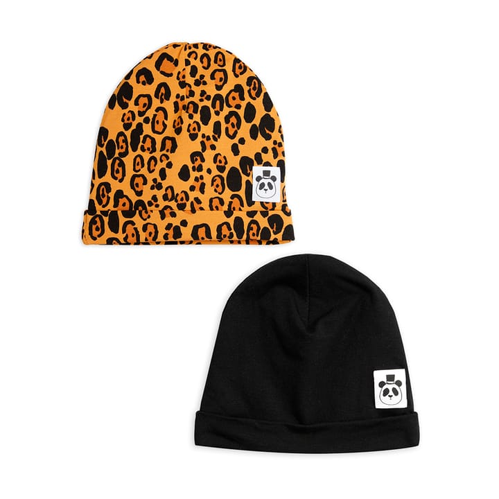 Basic Leopard Beanie 2-pack - Multi Mini Rodini