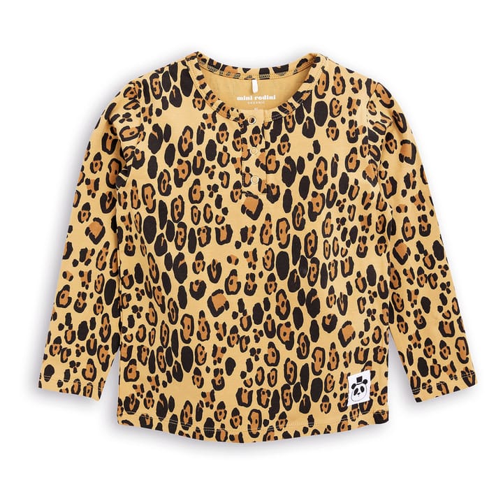 Basic Leopard Farfarströja Beige Mini Rodini